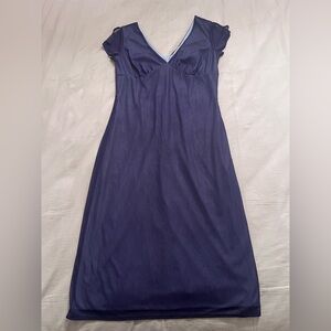 Purple Sparkly Glitter Fairy V-Neck Dress